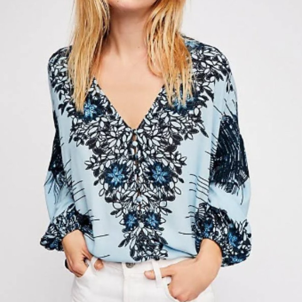Free People Birds of a Feather Blouse XS